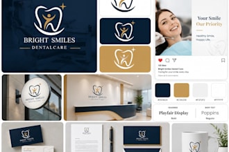 design a professional logo, branding kit and brand identity