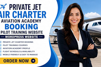 design private jet air charter aviation academy booking pilot training website