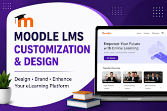 customize and design your moodle lms website