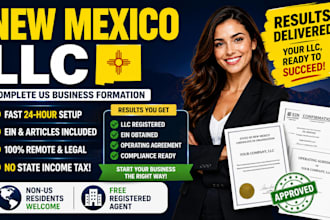 form your new mexico llc  ein number llc registration and llc company creation