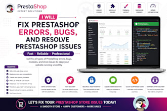 fix prestashop errors bugs modules and resolve your store website issues