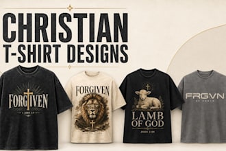 design custom christian t shirt, bible verse typography and faith based apparel