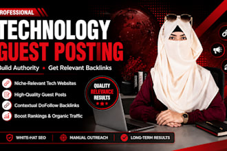 do technology blogger outreach for niche relevant backlinks