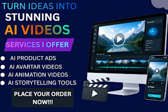 create cinematic ai videos, trailers and ugc ads, movie tailor ,cinematic video