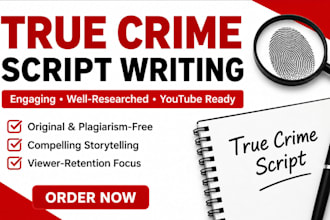 do true crime script bodycam podcast script youtube script documentary script