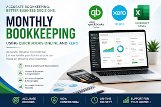 your expert quickbooks online and xero bookkeeper