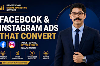 create profitable facebook ads and instagram ads campaign