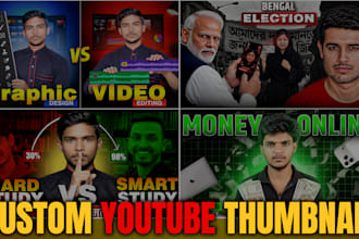 design eye catching custom thumbnails