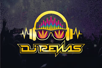 design a modern dj music logo for your brand and business