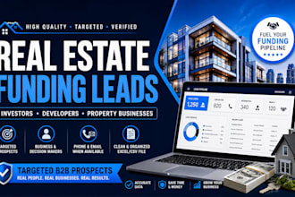 generate targeted real estate funding leads, investor lead and business prospect
