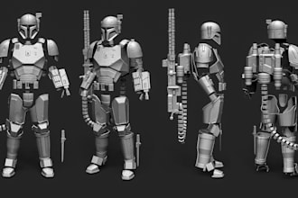 create custom 3d wearable cosplay armor masks swords and shield for 3d printing