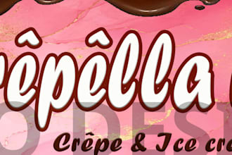 create attractive signs for shops and cafes