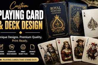 design custom playing cards and professional card decks