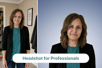 retouch your headshot for linkedin and business profiles