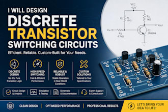 design discrete transistor switching circuits
