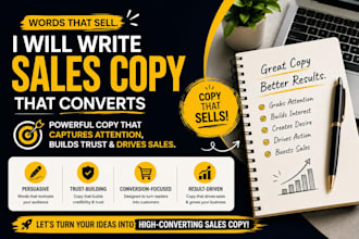 write sales copy for business