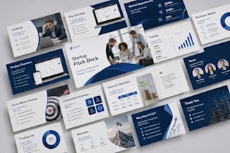 design a startup pitch deck and investor presentation for fundraising