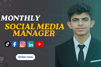 be your monthly social media manager