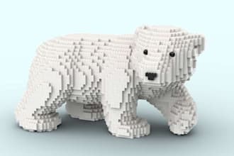 create lego design lego pet moc,animal model technic car,toy in bricklink studio
