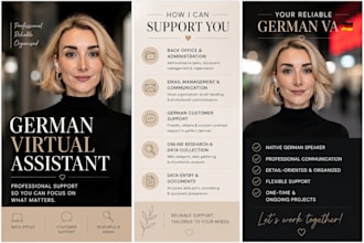 be your german virtual assistent for back office and customer support