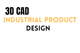 do cad industrial product design, solid works, technical drawing