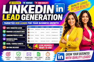provide targeted linkedin leads and b2b lead generation