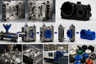design plastic injection mold, product modification, and dfm analysis