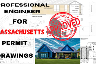 structural engineer city permit drawing engineer stamp massachusetts