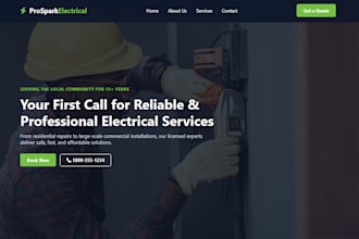 design and develop professional landing page