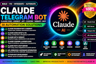 claude telegram bot fix claud code user bot claude app claude cowork webapp mcp