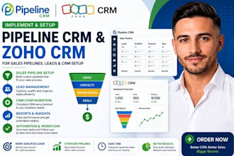 implement pipeline CRM zoho CRM sales pipeline leads tracking CRM setup