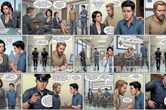 draw comic book illustration graphic novel comic illustration nsfw comic