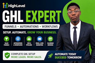 go highlevel expert go highlevel sales funnel ghl website CRM email marketing
