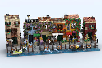 design custom lego moc models with bricklink studio io and building instructions