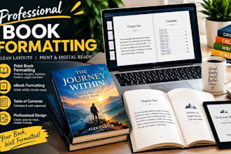 book formatting, paperback, kindle ebook formatting