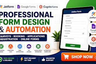do jotform survey booking application form design automation google form cognito