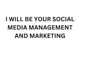 be your social media manager and market for growth