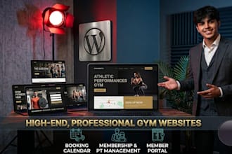 create gym fitness yoga or personal trainer website