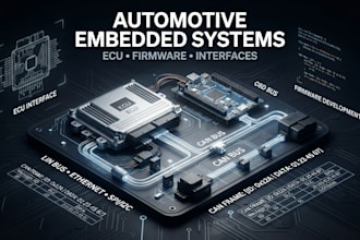 design automotive embedded systems, ecu interfaces and firmware