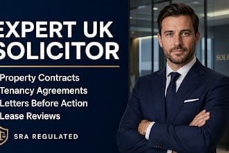 draft UK property purchase contract and legal report and real estate contract UK