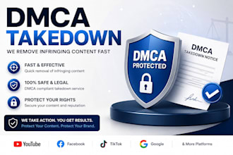 submit a dmca takedown notice for copyright infringement