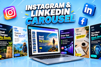 design impactful carousels for instagram and linkedin