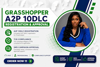 grasshopper a2p 10dlc registration and SMS compliance