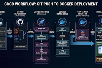dockerize your app and set up cicd with github actions