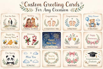 create custom cards for your occasions