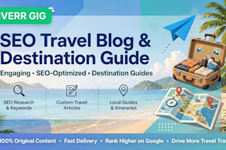 seo travel blog article and destination guide