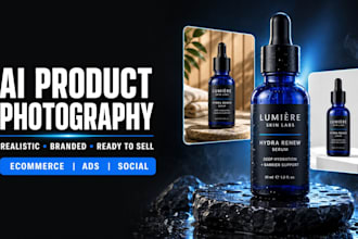 create realistic ai product photography ai product images