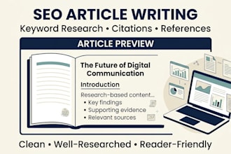 write articles, blog posts and educational content