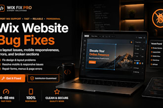 fix wix website bug issues