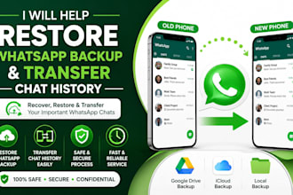 help restore whatsapp backup and transfer chat history